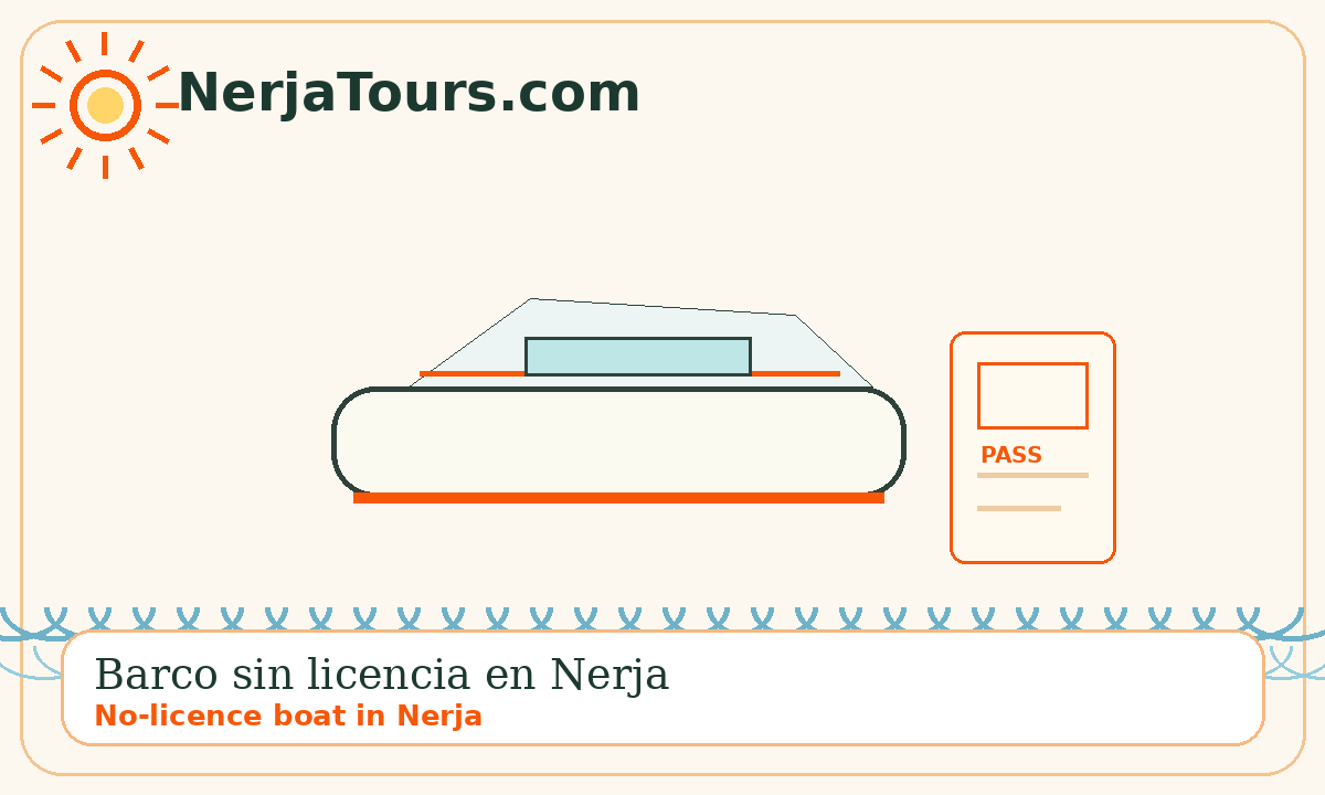 Barco sin licencia en Nerja / No-licence boat in Nerja