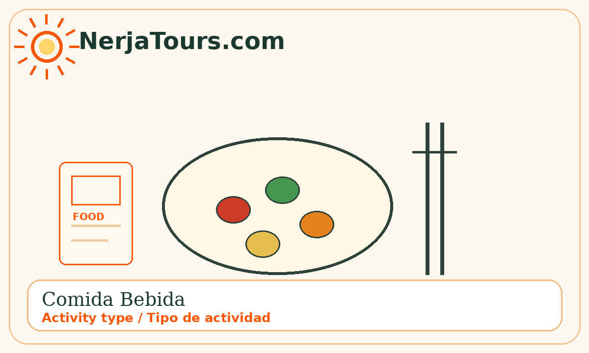 Tipo de actividad: comida bebida