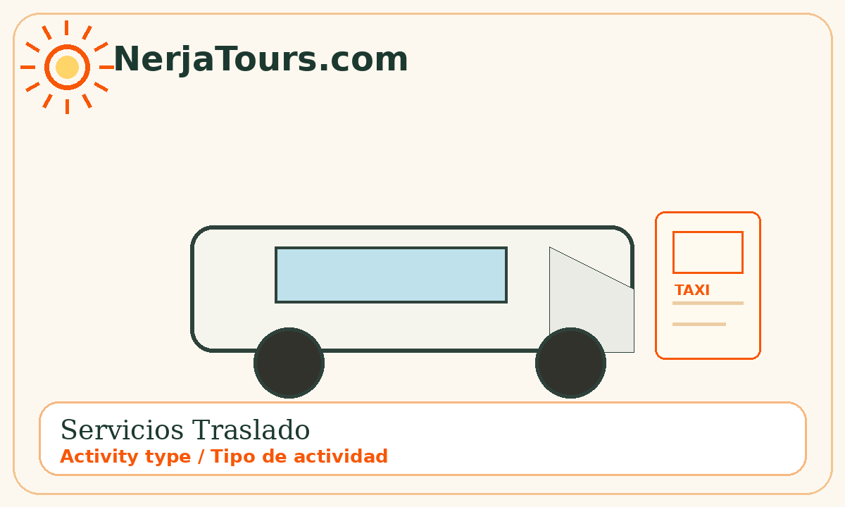 Tipo de actividad: servicios traslado