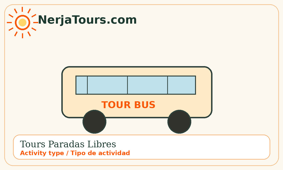 Tipo de actividad: tours paradas libres